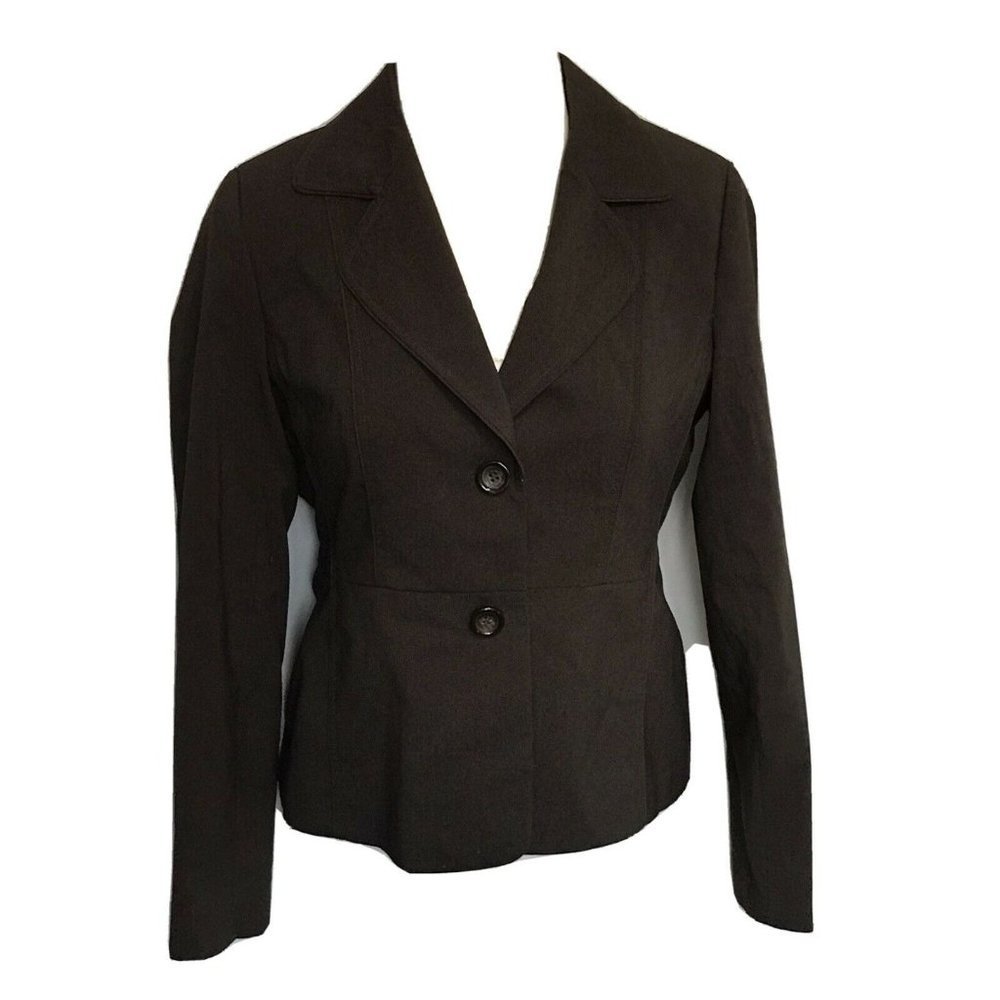 Beechers Brook Women's Blazer Sz 8 Brown